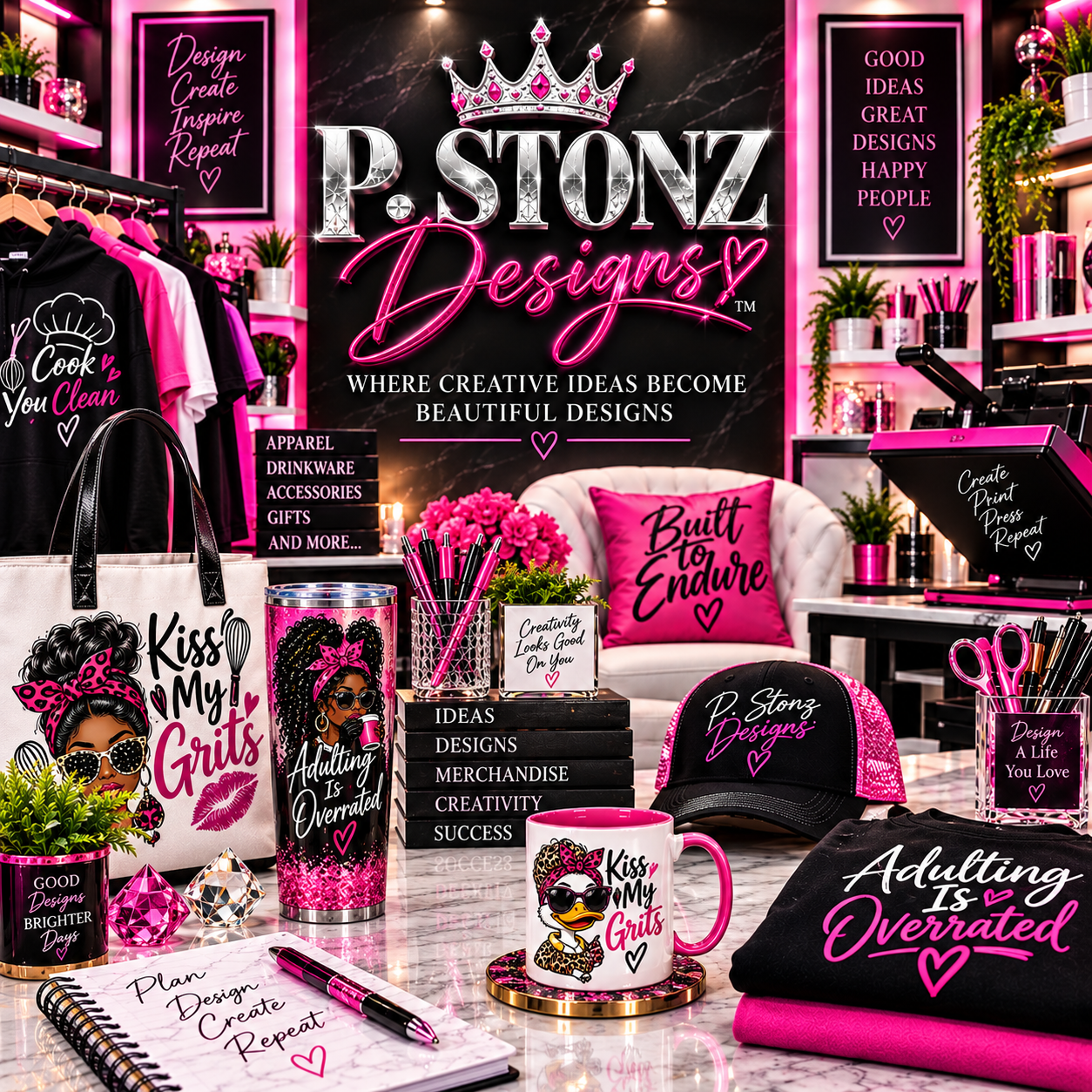 P. Stonz Designs – P. Stonz Creative House
